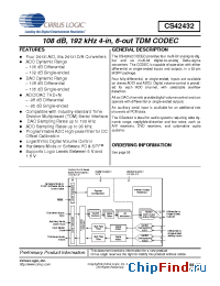 Datasheet CS42432-DMZ manufacturer Cirrus