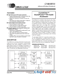 Datasheet CS4610C-CQ manufacturer Cirrus