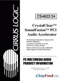 Datasheet CS4624-CQ manufacturer Cirrus