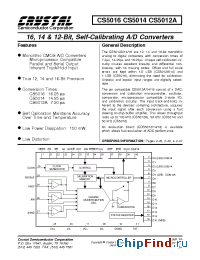 Datasheet CS5016-KP32 manufacturer Cirrus