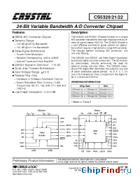 Datasheet CS5320-KL manufacturer Cirrus