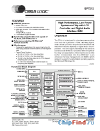 Datasheet EP7212-CB-A manufacturer Cirrus