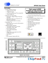 Datasheet EP9302 manufacturer Cirrus