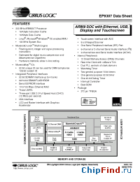 Datasheet EP9307 manufacturer Cirrus