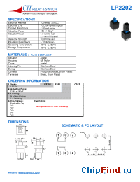 Datasheet LP2202F180N.LC05 manufacturer CIT