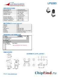Datasheet LP2283 manufacturer CIT