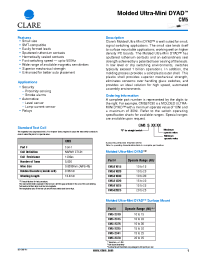 Datasheet CM5-2315 manufacturer Clare