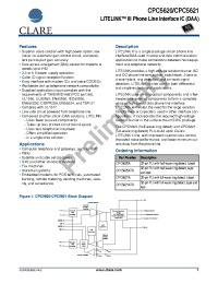 Datasheet CPC5621A manufacturer Clare