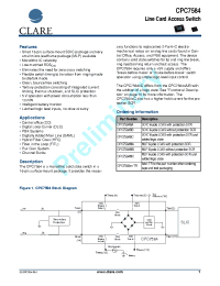 Datasheet CPC7584xC manufacturer Clare