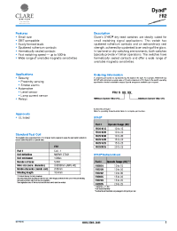 Datasheet FR2026 manufacturer Clare