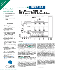 Datasheet MXED102-20 manufacturer Clare