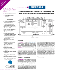 Datasheet MXED301 manufacturer Clare