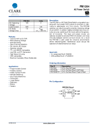 Datasheet PM1204S manufacturer Clare