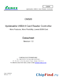 Datasheet CM320 manufacturer C-Media