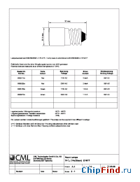 Datasheet 0955115X manufacturer CML