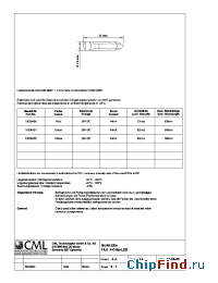 Datasheet 15030450 manufacturer CML