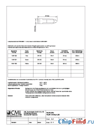 Datasheet 15041351 manufacturer CML