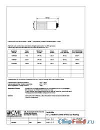 Datasheet 18240350 manufacturer CML