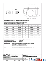 Datasheet 18636550 manufacturer CML