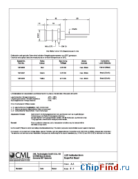 Datasheet 1901X003 manufacturer CML