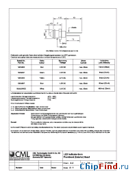 Datasheet 1902X001 manufacturer CML