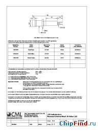 Datasheet 1903X254 manufacturer CML