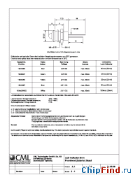 Datasheet 1904X001 manufacturer CML