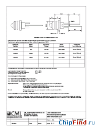 Datasheet 1904X021 manufacturer CML