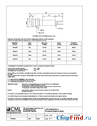 Datasheet 1904X252 manufacturer CML