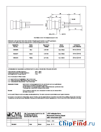 Datasheet 1905X02X производства CML