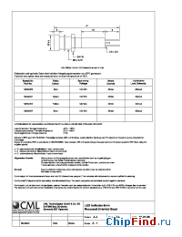 Datasheet 1905X251 manufacturer CML