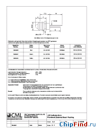 Datasheet 1906X002 manufacturer CML