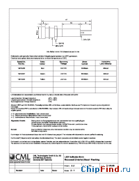 Datasheet 1907X35X manufacturer CML