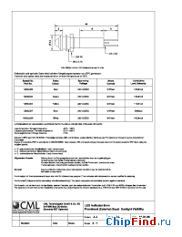 Datasheet 1908X355 manufacturer CML