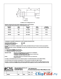 Datasheet 190AX35X manufacturer CML