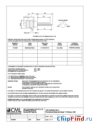 Datasheet 1912X004 manufacturer CML