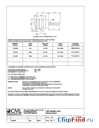 Datasheet 1921X000 manufacturer CML
