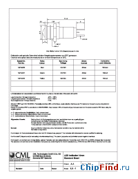 Datasheet 1921X251 производства CML