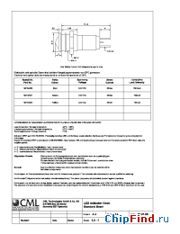 Datasheet 1921X351 manufacturer CML