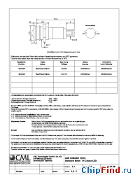 Datasheet 1924X254 manufacturer CML