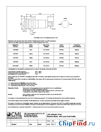 Datasheet 1927X250 manufacturer CML