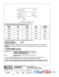 Datasheet 192AX25X manufacturer CML