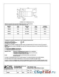 Datasheet 192BX350 manufacturer CML