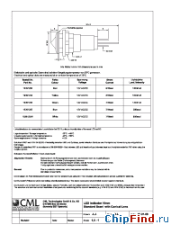 Datasheet 1939125X manufacturer CML