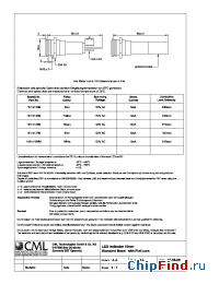 Datasheet 1941X13XM manufacturer CML