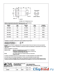 Datasheet 195A1350UC manufacturer CML