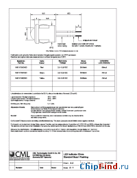 Datasheet 198101005X500 manufacturer CML