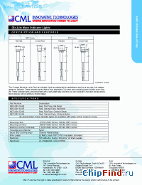 Datasheet 6073-001-634R manufacturer CML