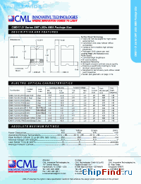 Datasheet CMD17-21VRC/TR8 manufacturer CML