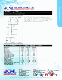 Datasheet HLMP3750 manufacturer CML